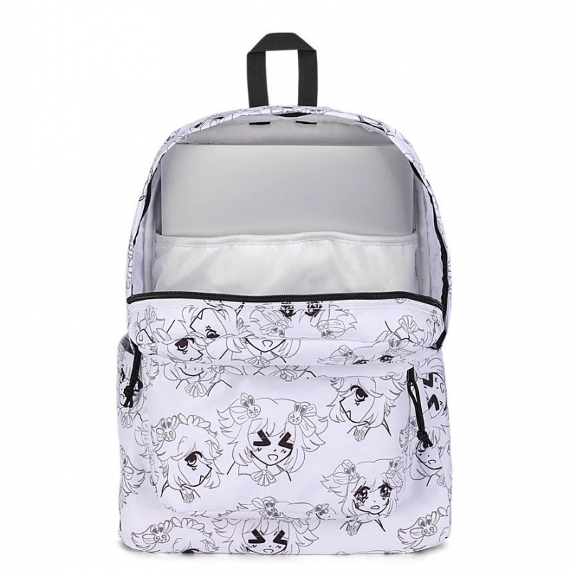 Mochilas escolares JanSport SuperBreak® Plus Mochilas Blancas | GCRUC28203